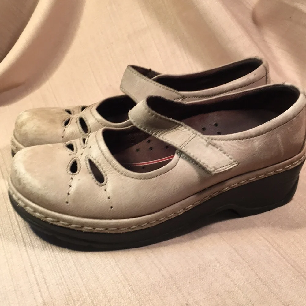 Klogs leather maryjanes